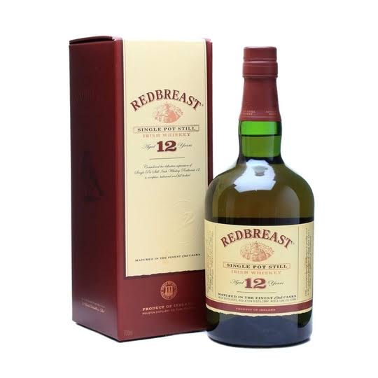 Redbreast 12 Year Old Single Pot Still Irish Whiskey 750ml Bottle