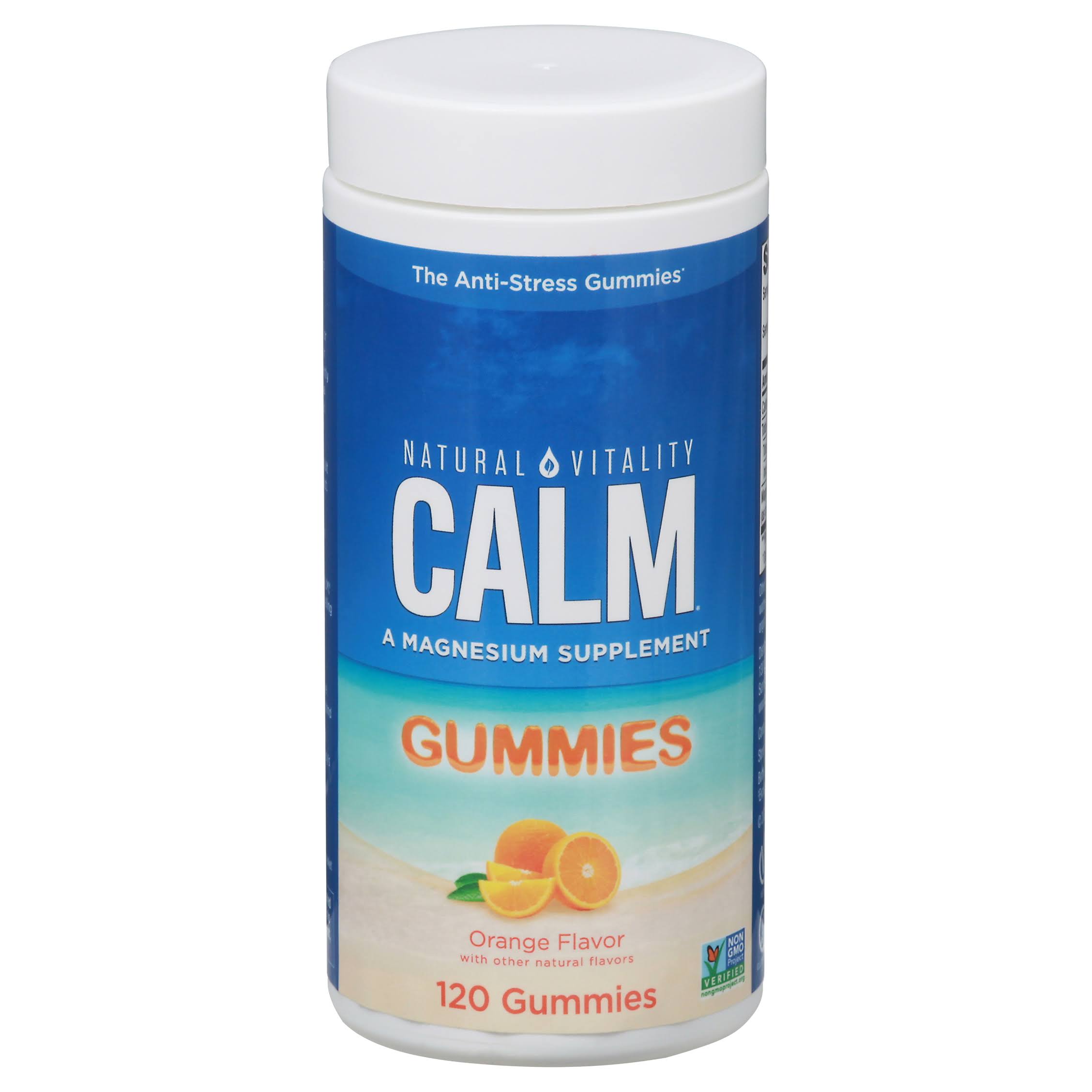 Natural Vitality - Calm Gummies Orange Flavor - 120 Gummies