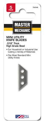 Master Mechanic Mini Utility Knife Blade Set - x5