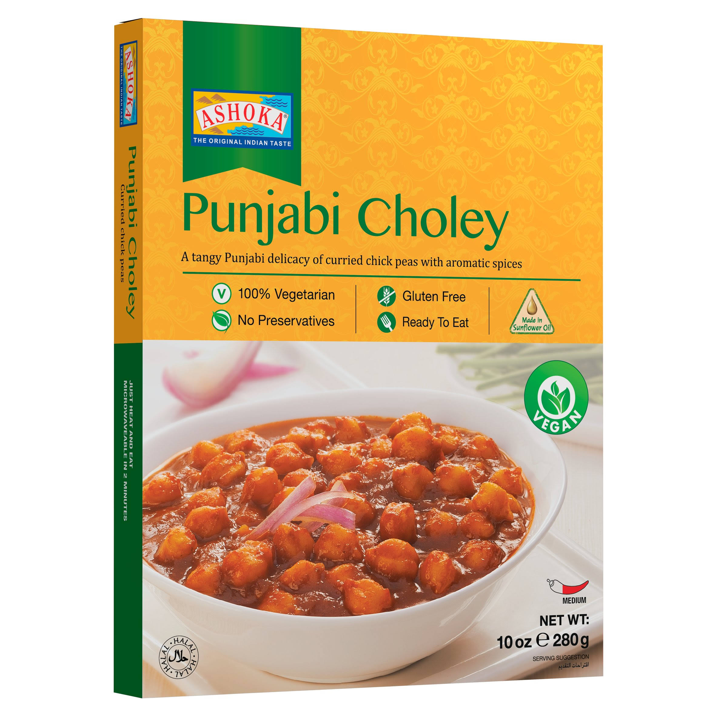 Ashoka Heat & Eat Punjabi Choley 280g