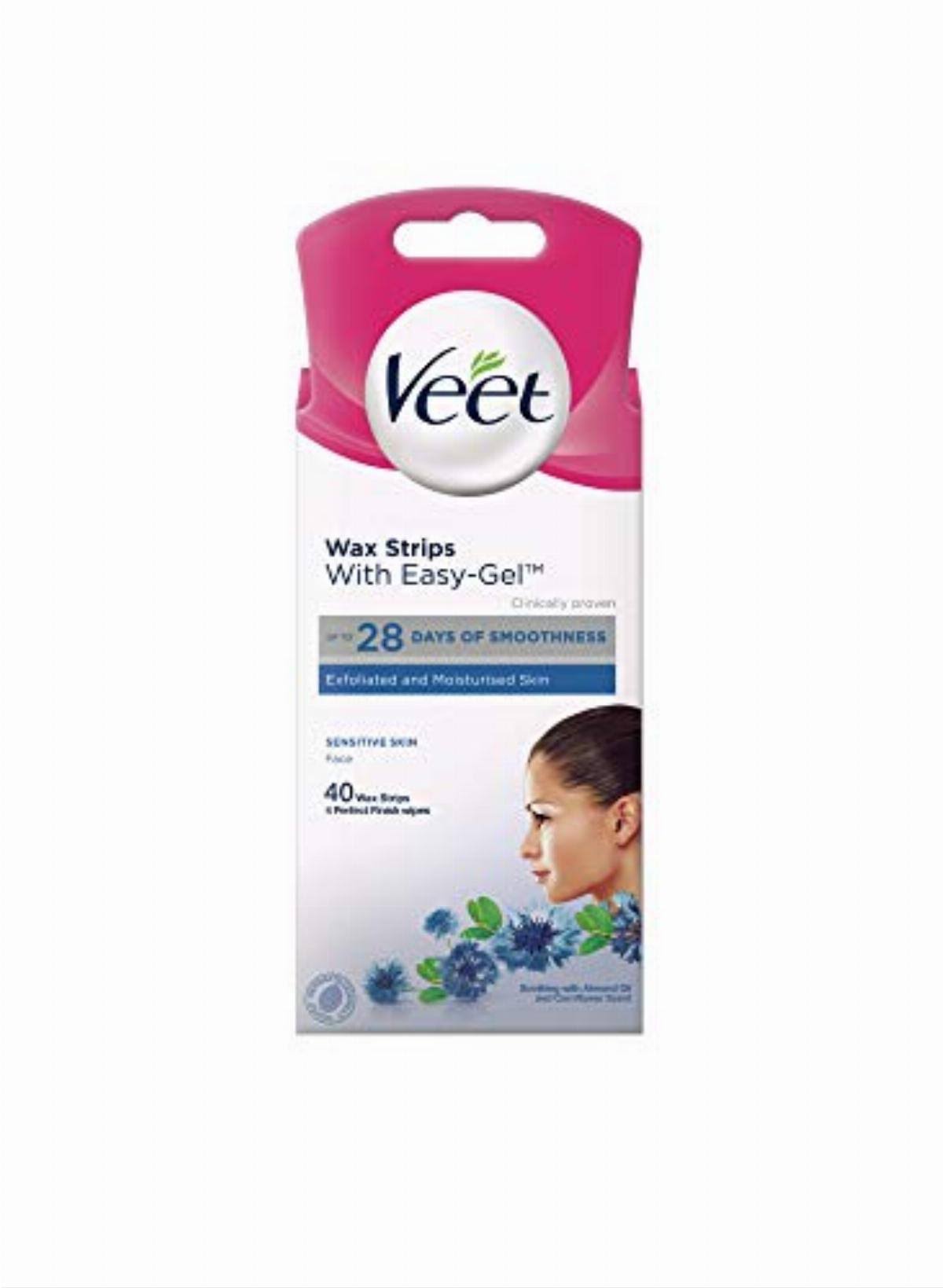 Veet Face Wax Strips - 40ct