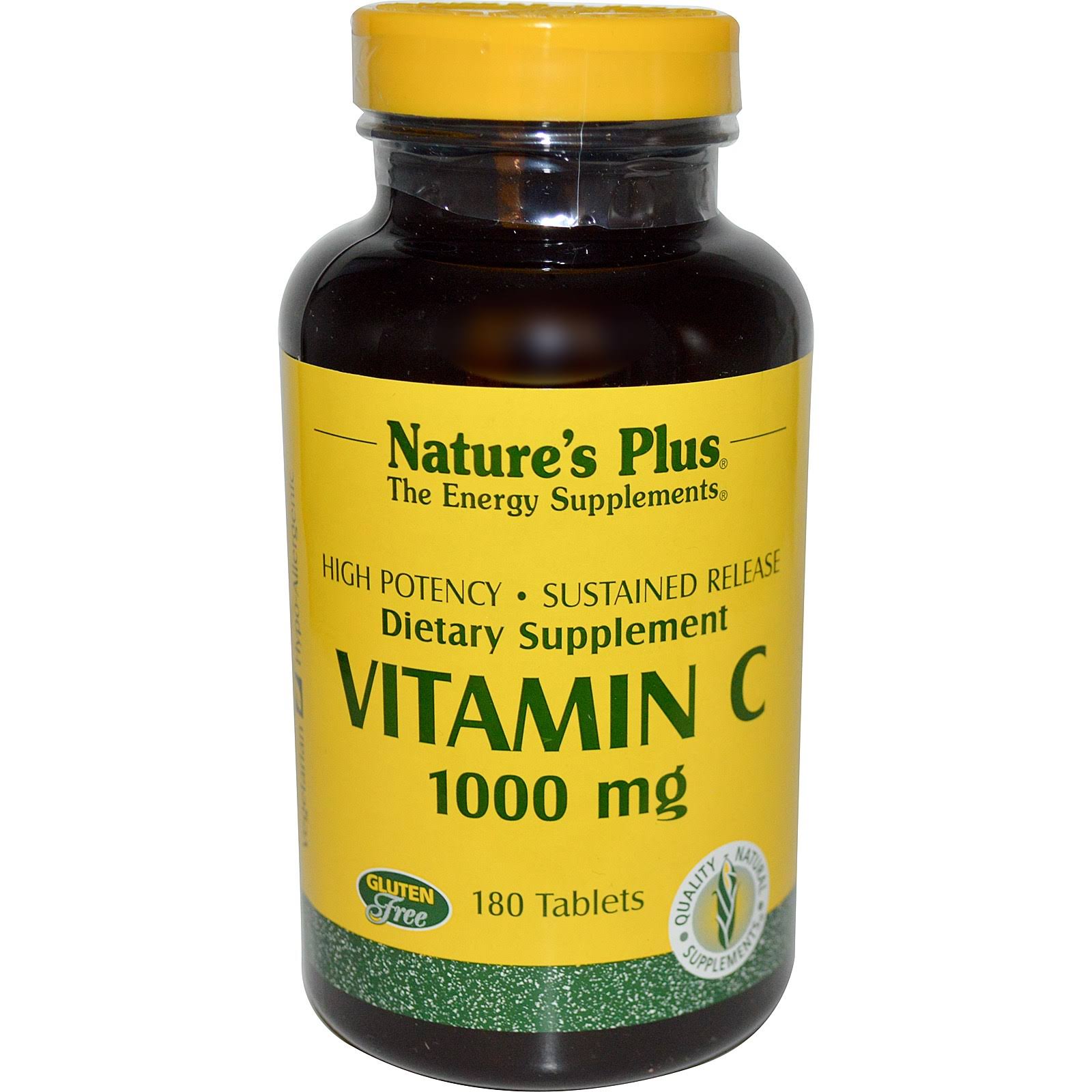 Nature's Plus Vitamin C Dietary Supplement - 1000mg, 180ct
