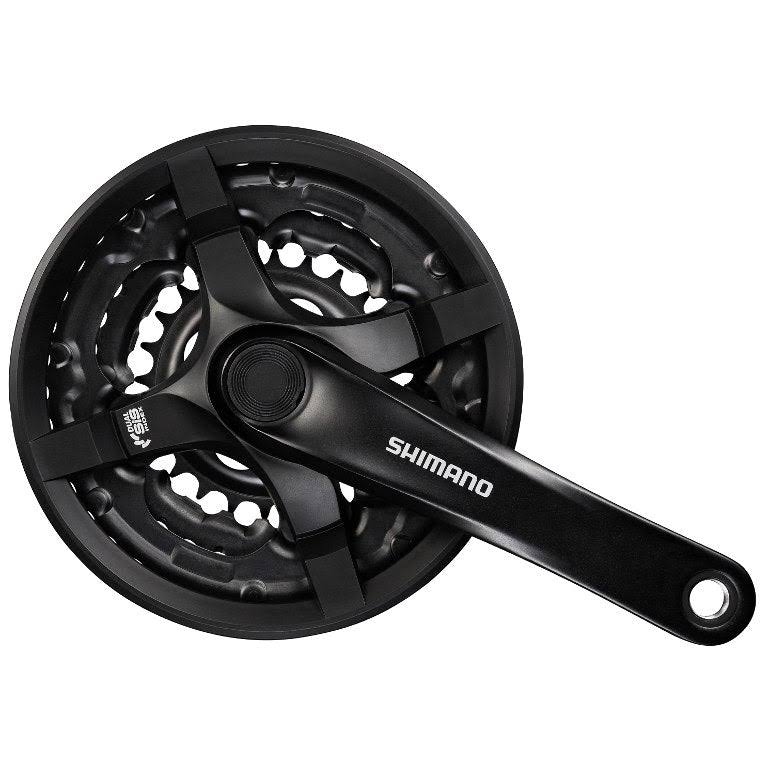 Shimano Tourney FC-TY501 Crankset - 175mm 6/7/8-Speed 48/38/28t Riveted Square T