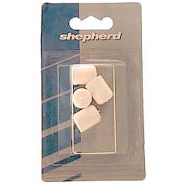 Shepherd Hardware 9108 Leg Tips 7/8-Inch Plastic Leg Chair Caps, 4-Pac