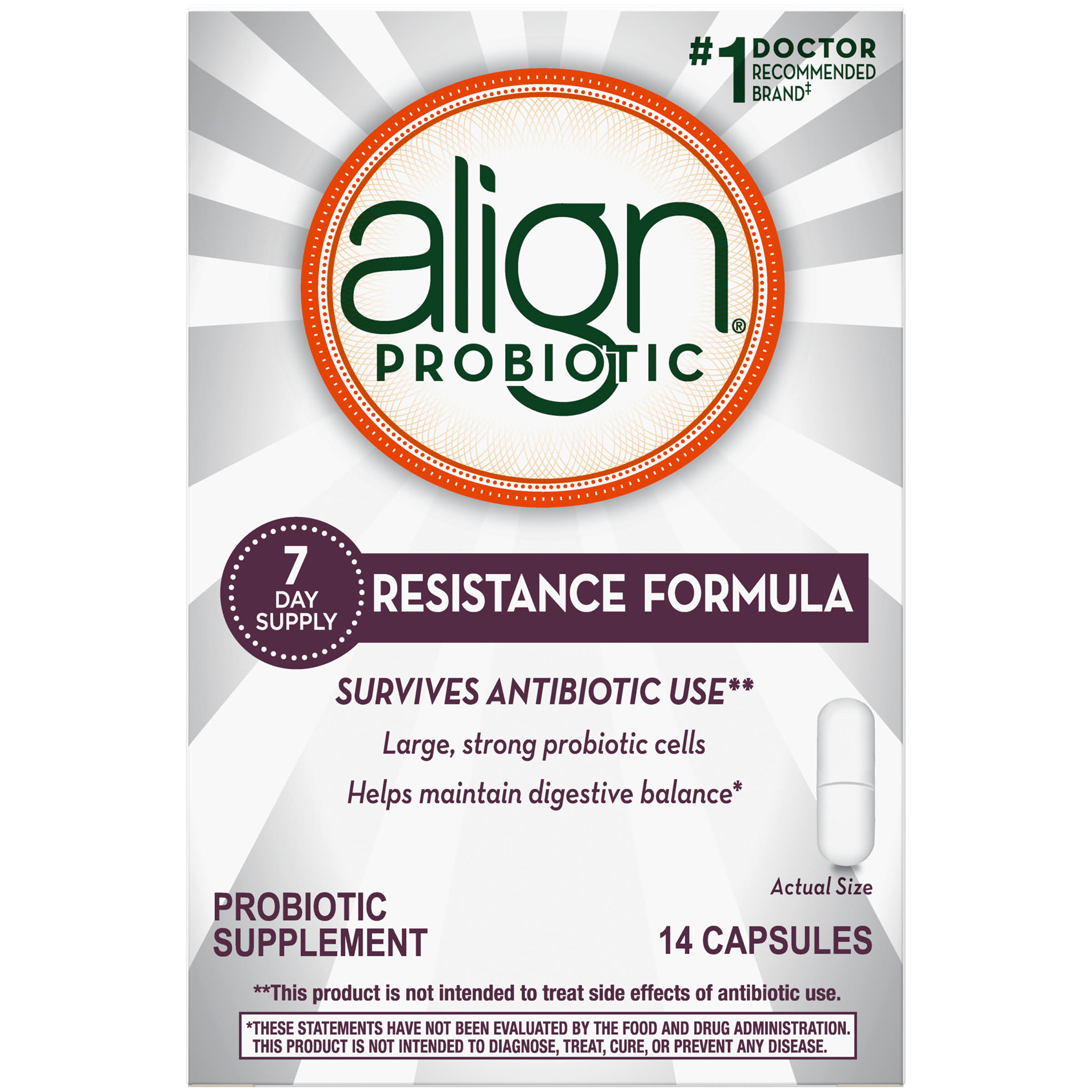 Align Resistance Formula Probiotic Supplement - 14ct