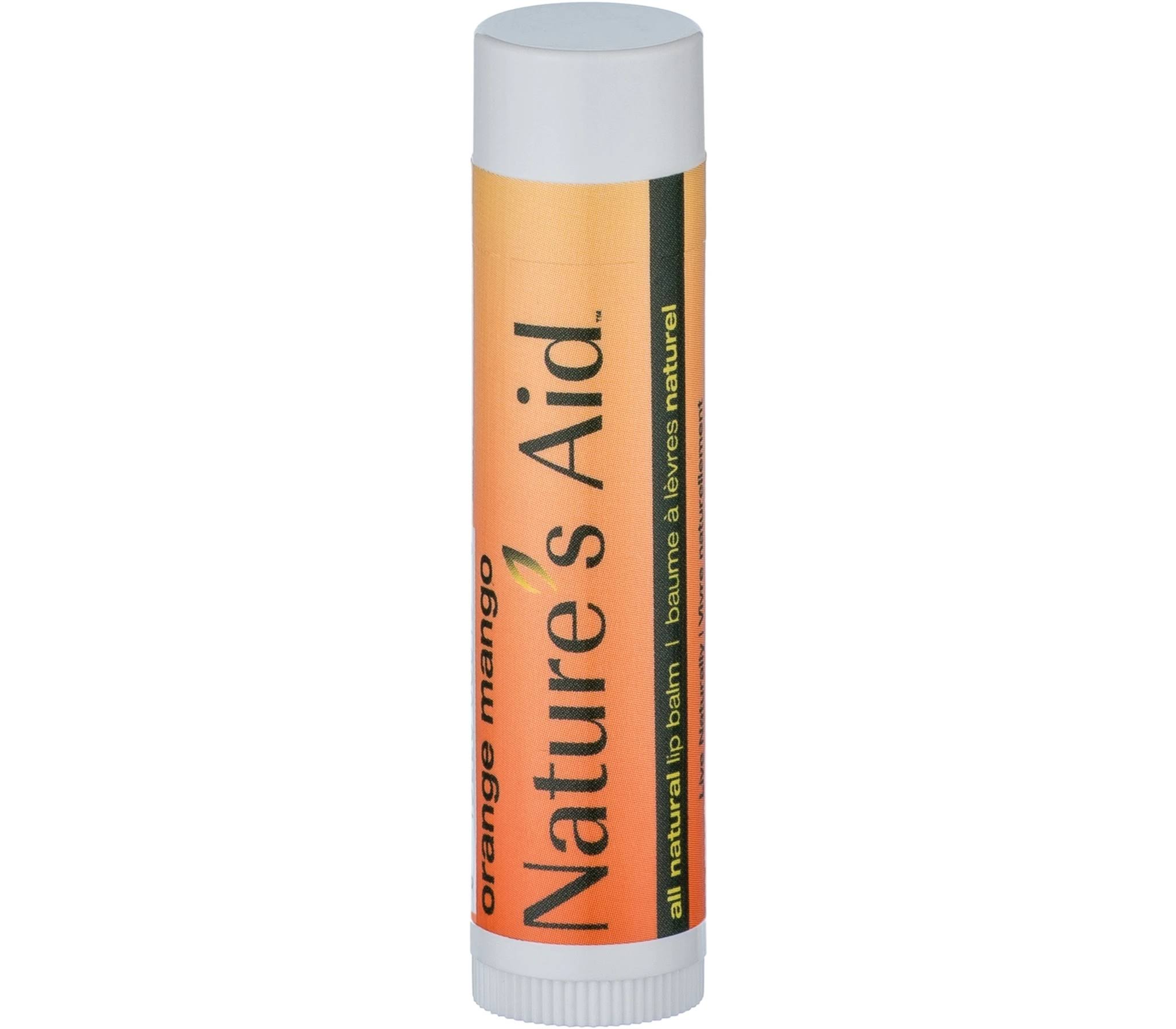 Nature's Aid True Natural Lip Balm Orange Mango 15g
