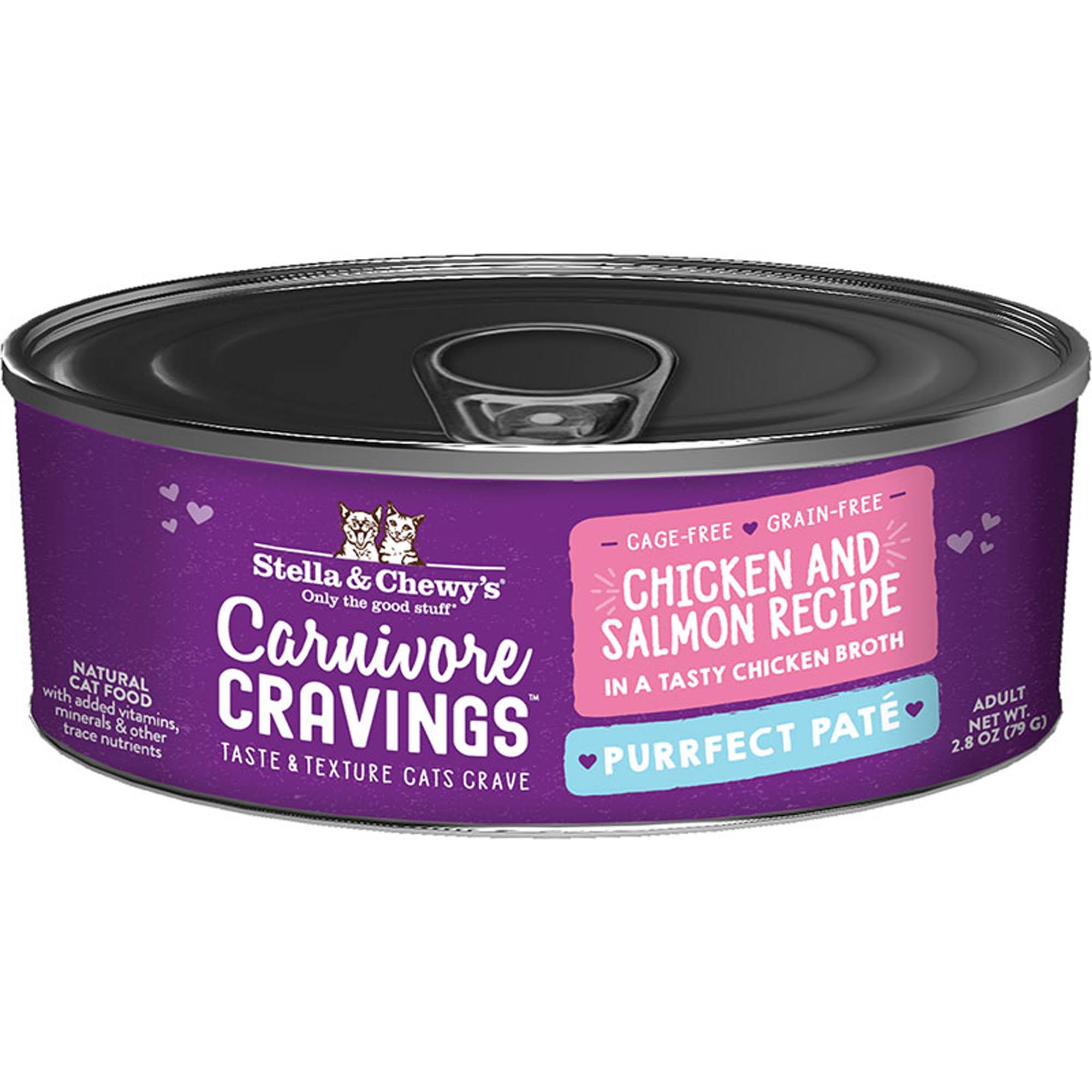 Stella & Chewy's Cat Carnivore Cravings Pate Chicken & Salmon 2.8oz