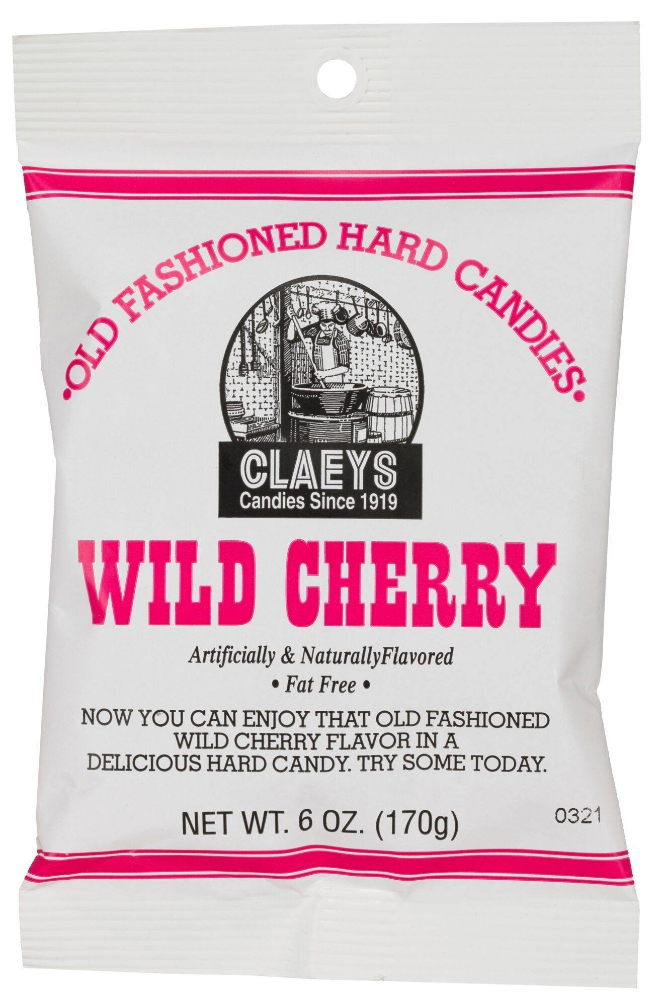 Claeys Old Fashioned Hard Candies - Wild Cherry, 6oz