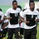 Stars hold first training session in Gabon