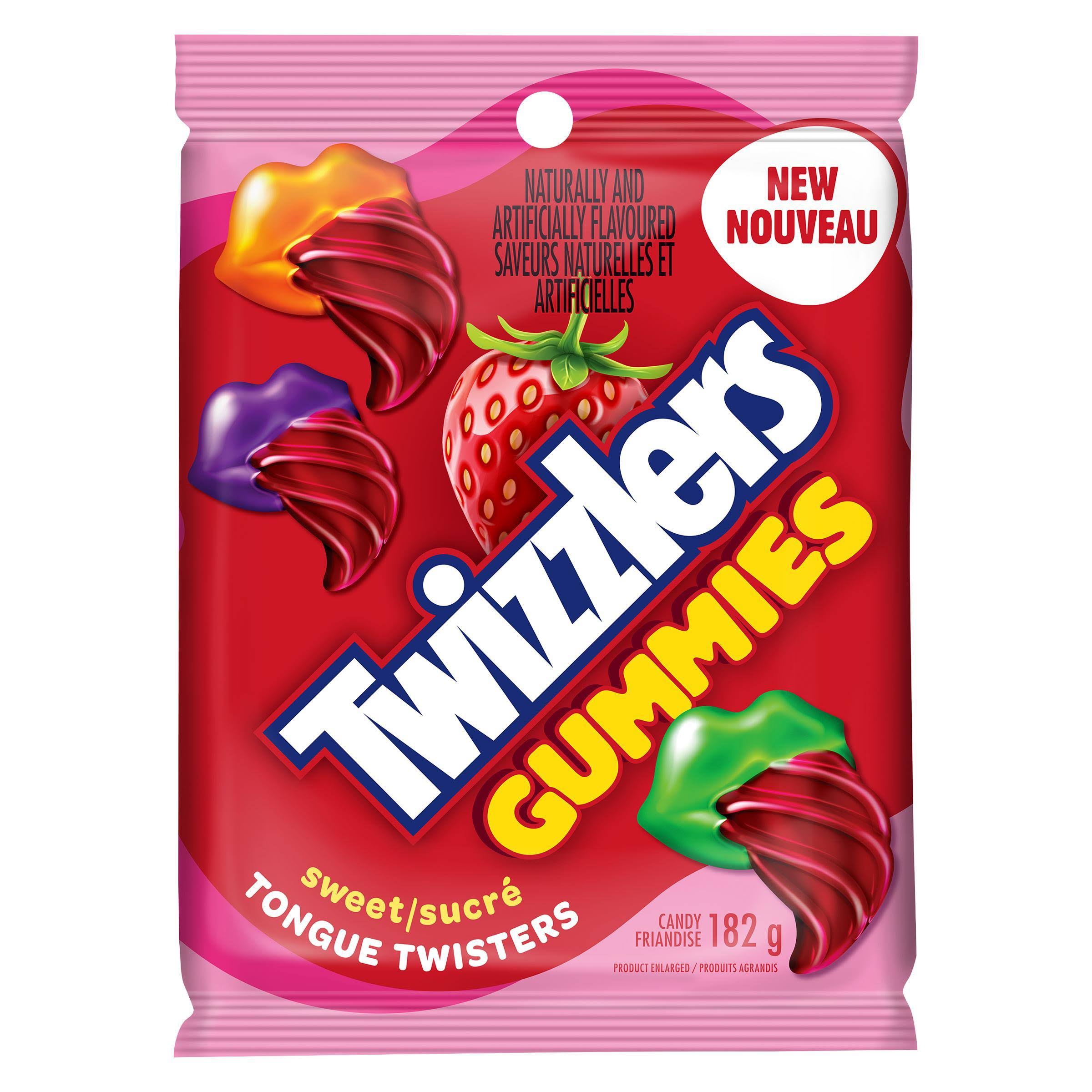 Twizzlers Tongue Twister Sweet Gummies 182g (Canada)