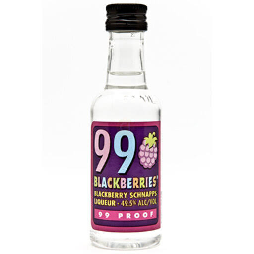 99 Blackberries Schnapps - 50 ml bottle