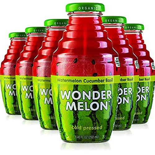 Wonder Melon Juice, Organic, Watermelon Cucumber Basil