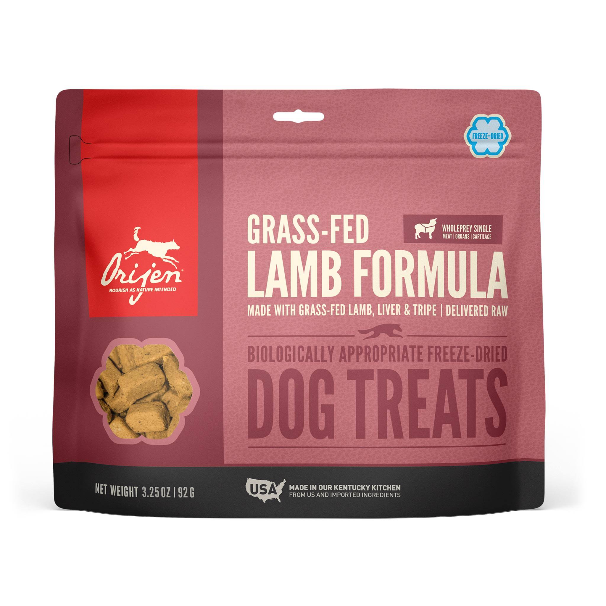 Orijen Freeze Dried Dog Treats, Grass-Fed Lamb / 3.25 oz