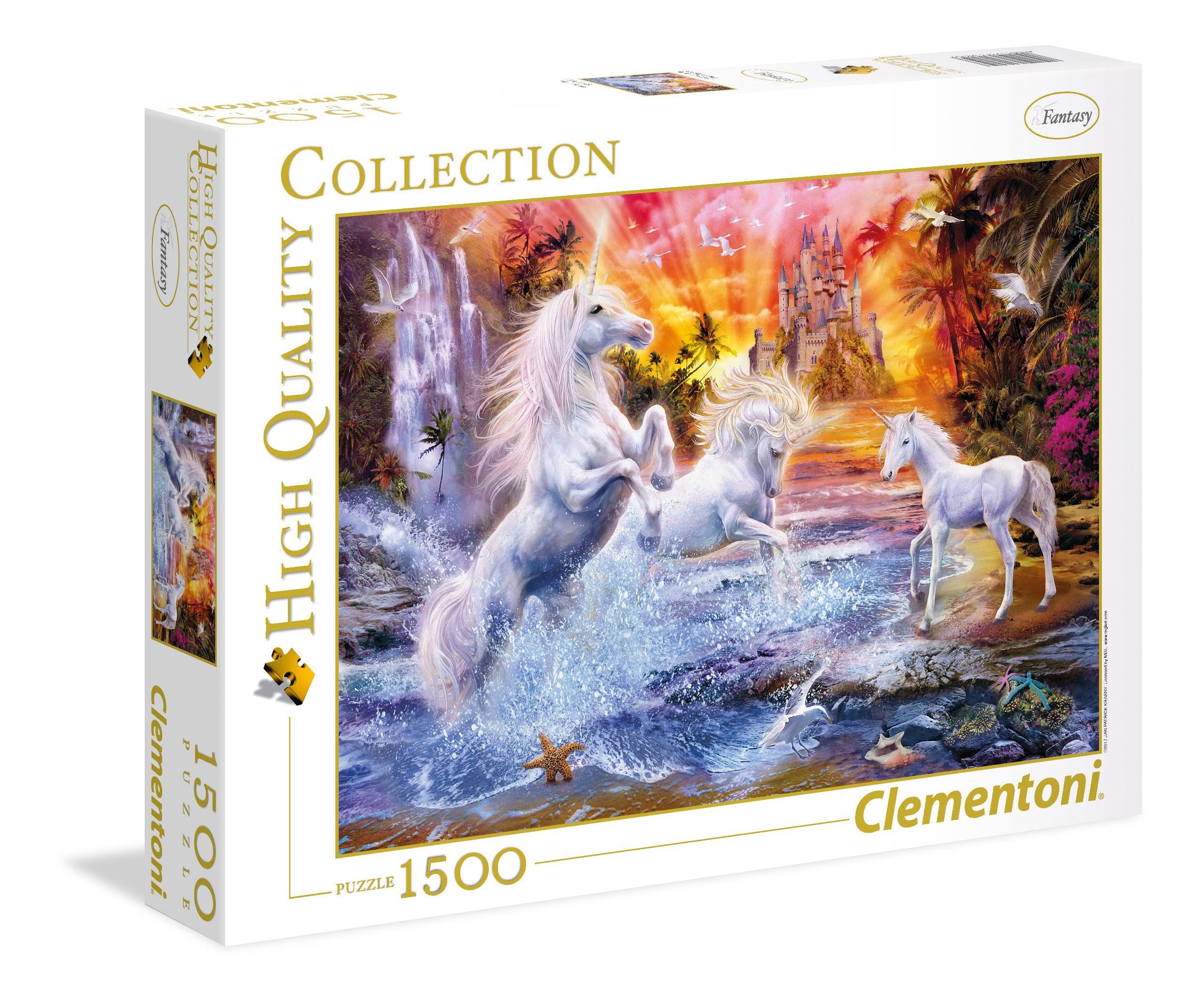 Clementoni Puzzle Wild Unicorns 1500 Pieces
