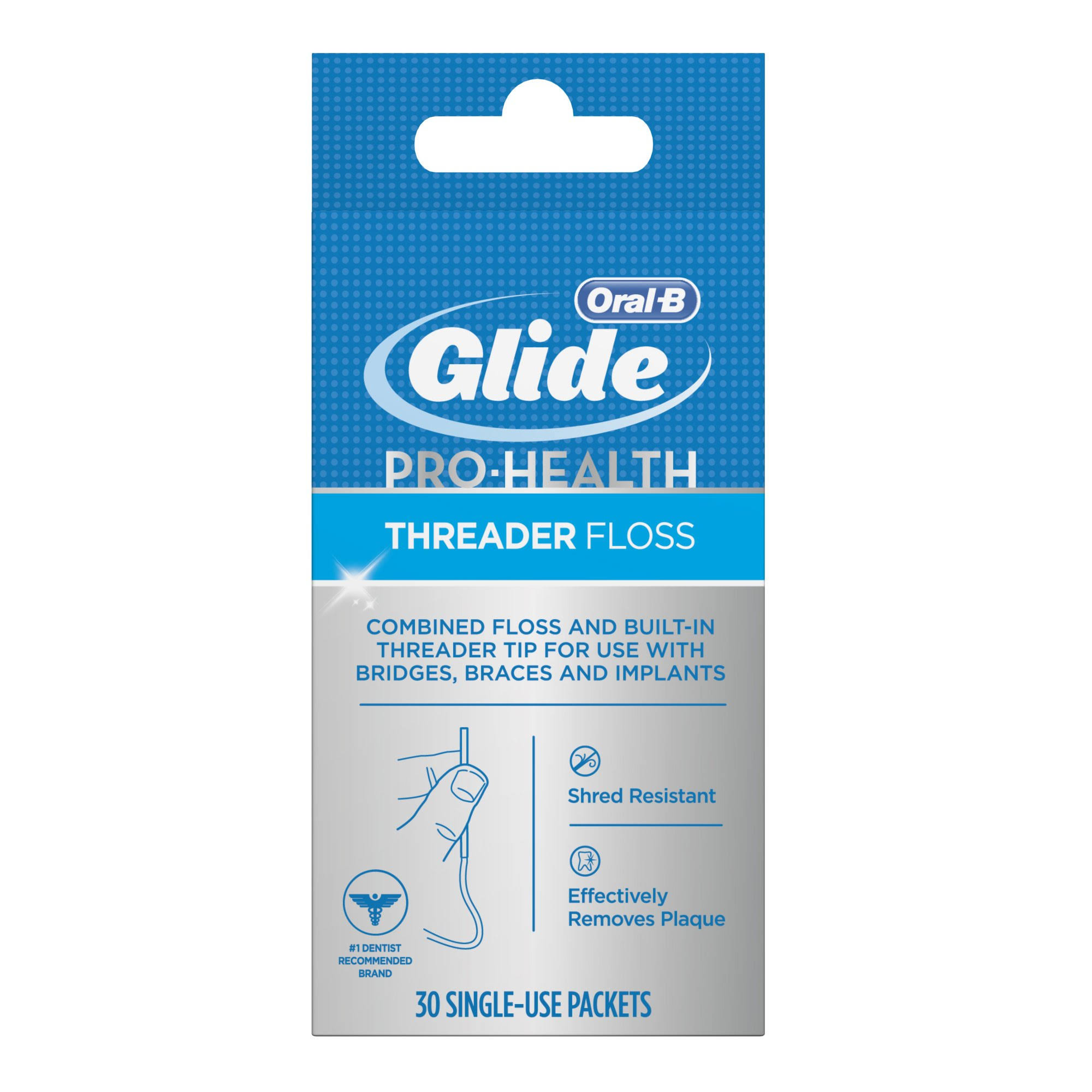 Oral-B Glide Pro-Health Threader Floss - 30 Count