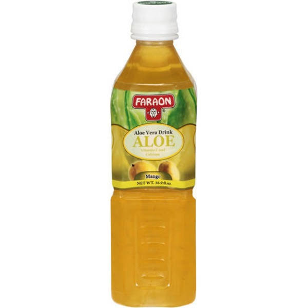 Faraon Mango Aloe Vera Drink - 16.9oz