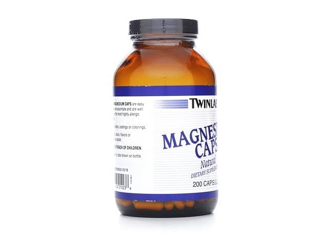 Twinlab Magnesium Caps Dietary Supplement - 200 Capsules