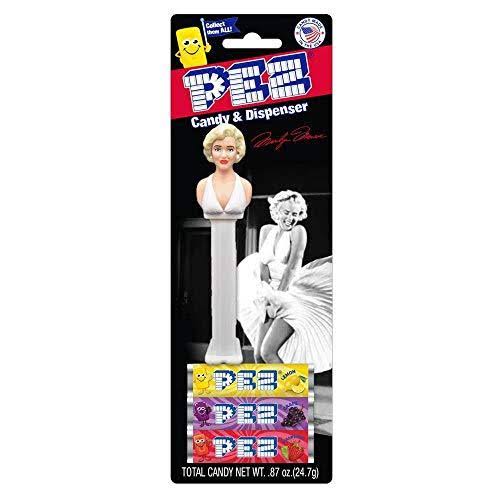 Pez Dispenser Blister Pack Marilyn Monroe - Each Pack Includes 3 Rolls