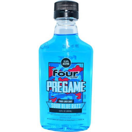 Four Loko Pregame Sour Blue Razz 6.8oz Bottle