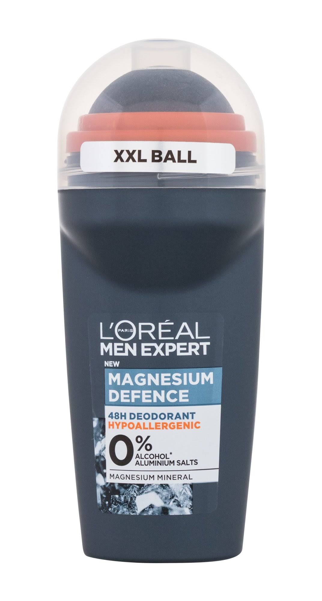 L'Oreal Paris Men Magnesium Defence Hypoallergenic Roll-On Deodorant 50ml