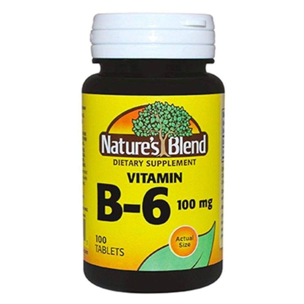 Nature's Blend Vitamin B 6 - 100mg, 100ct