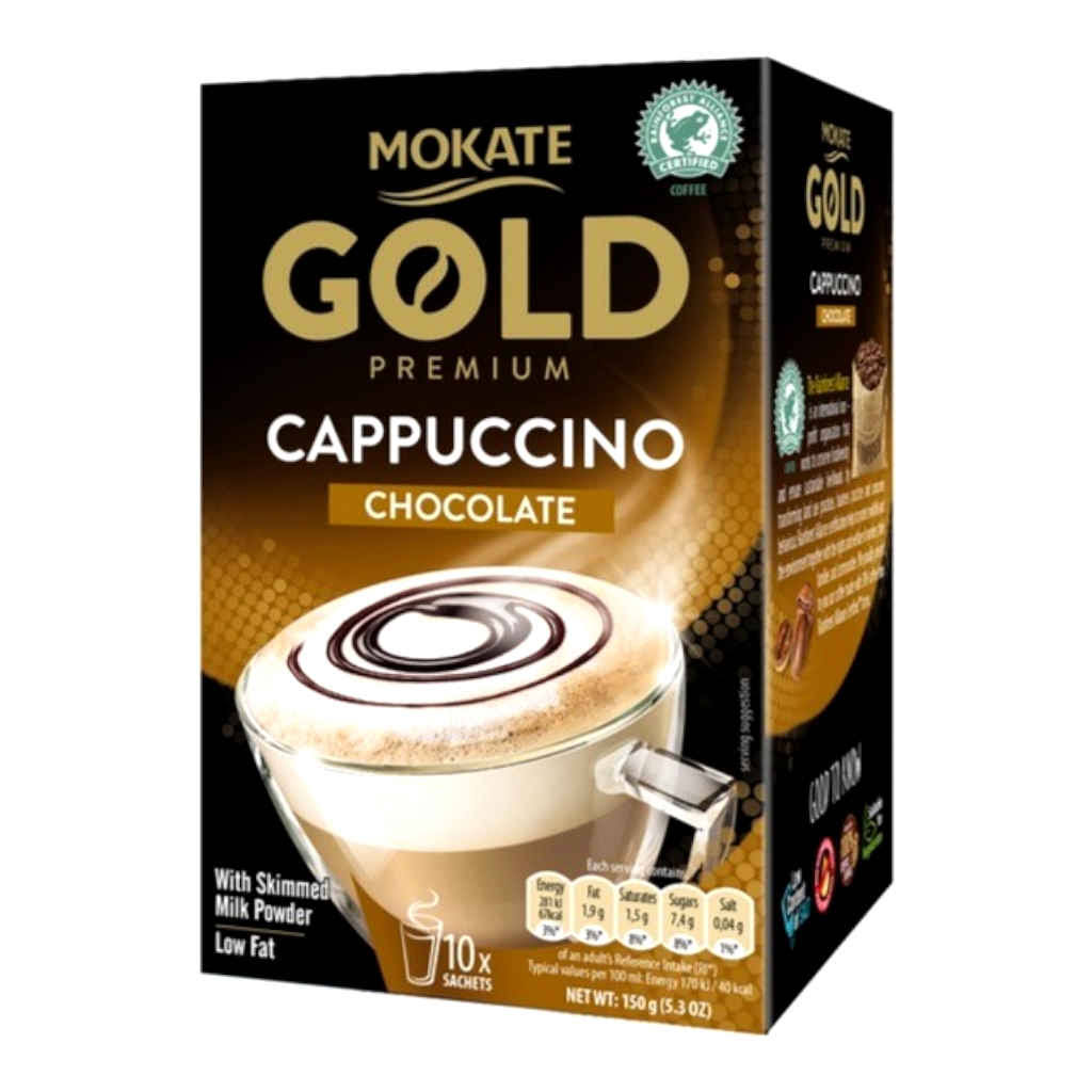 Mokate Gold Premium Cappuccino Chocolate 10 Sachets