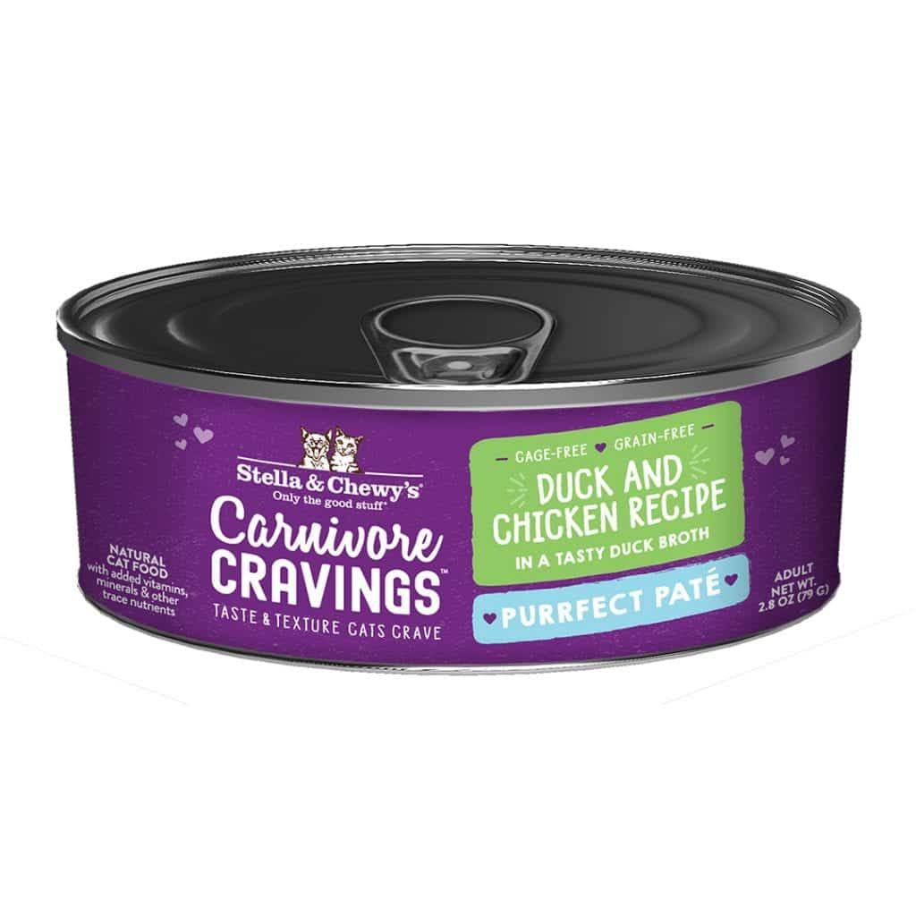 Stella & Chewy's Cat Carnivore Cravings Pate Duck & Chicken, 2.8-oz