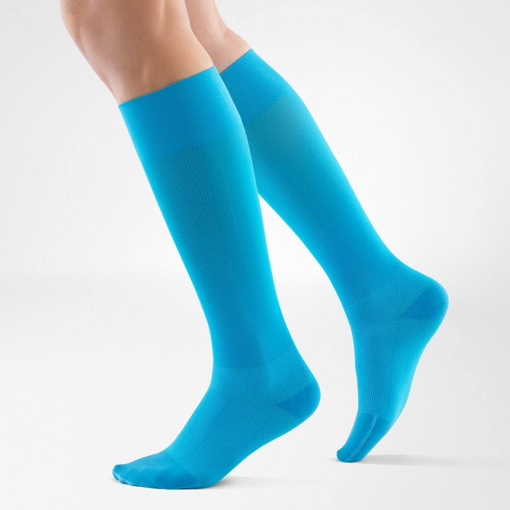Bauerfeind Performance Compression Sock - Blue - Short_M