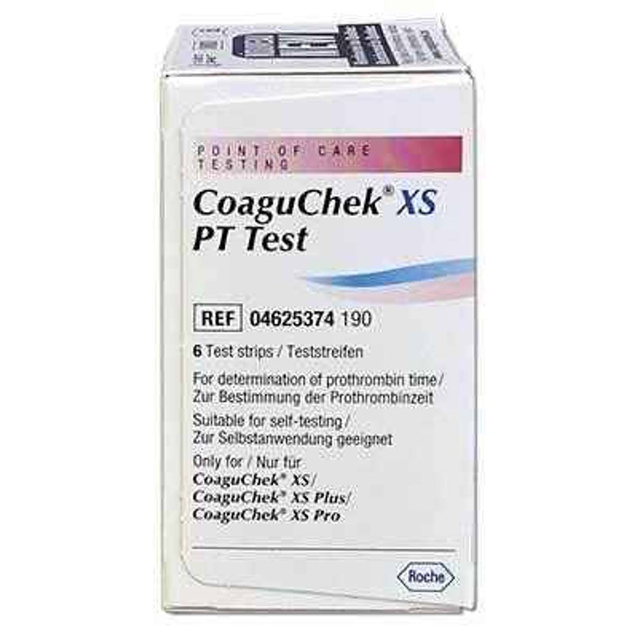 Coaguchek XS PT Test Strips - Pack of 6