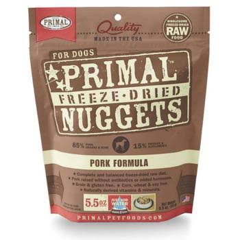Primal Dog Food Freeze Dried Nuggets - Pork Formula, 5.5oz