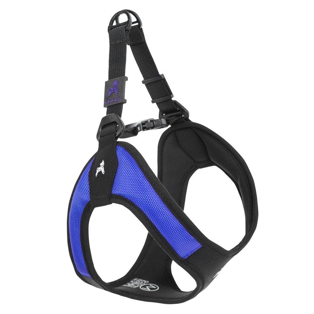 Gooby Escape Proof Easy Fit Dog Harness - Blue - Medium