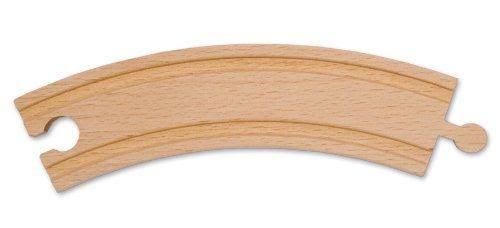 Melissa & Doug Curved Wooden Track Piece - 8.3cm