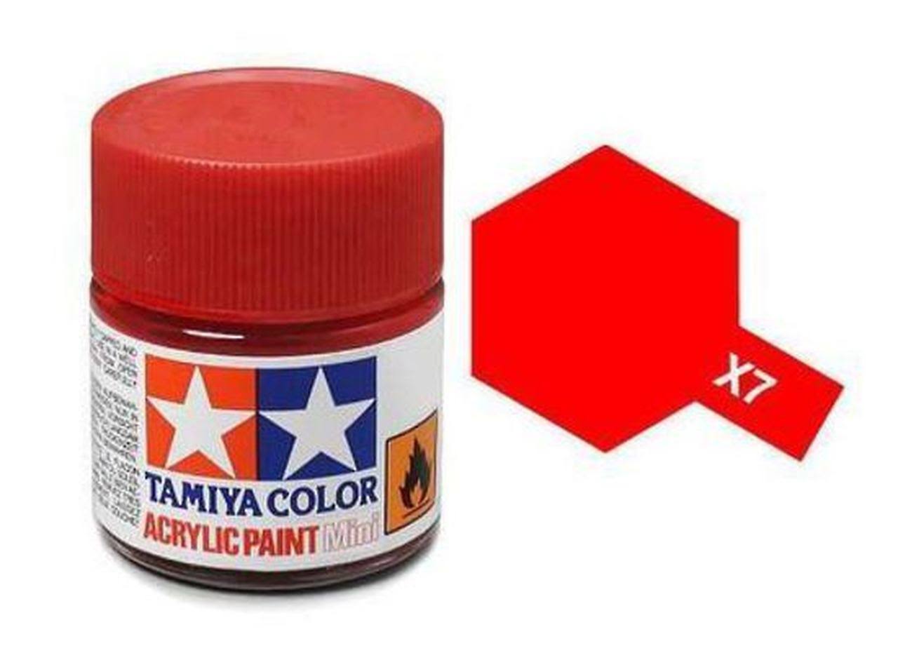 TAMIYA X-7 RED ACRYLIC MINI 10ML