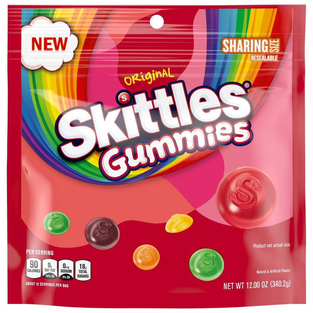 Skittles Gummies Original (Sharing Size 340g)