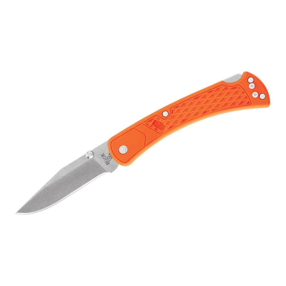 Buck 112 Ranger Slim Select - Orange - Can Be Engraved or Personalised