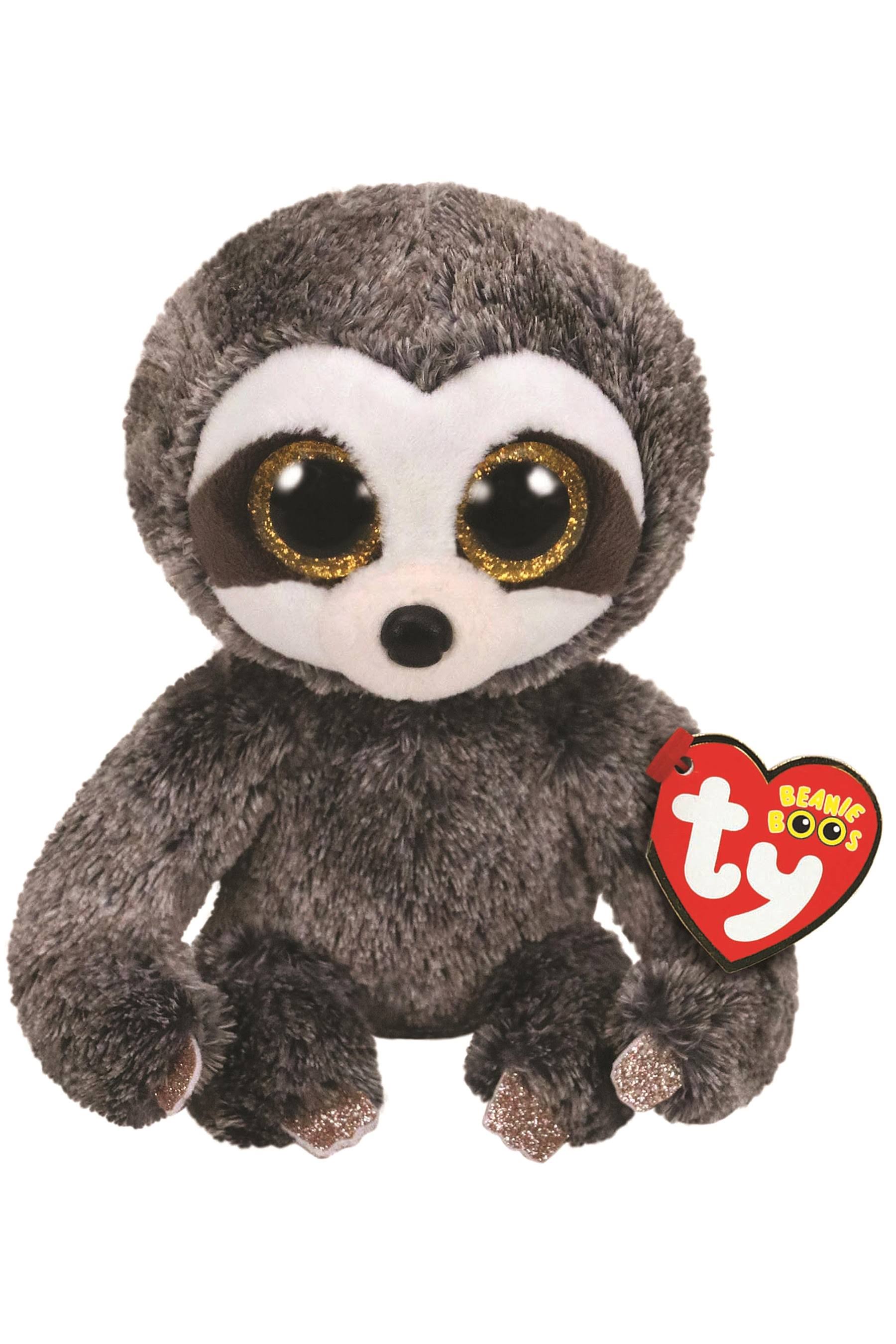 TY Beanie Boo Sloth Plush Toy - Dangler, 15cm