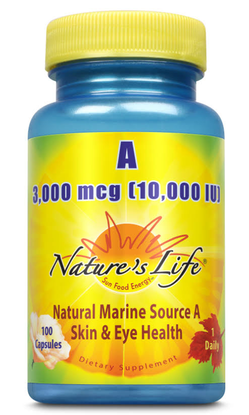 Nature's Life Vitamin A Dietary Supplement - 100 Pack