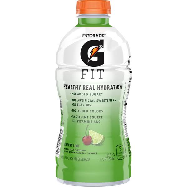 Gatorade Fit Electrolyte Beverage, Cherry Lime - 28 fl oz