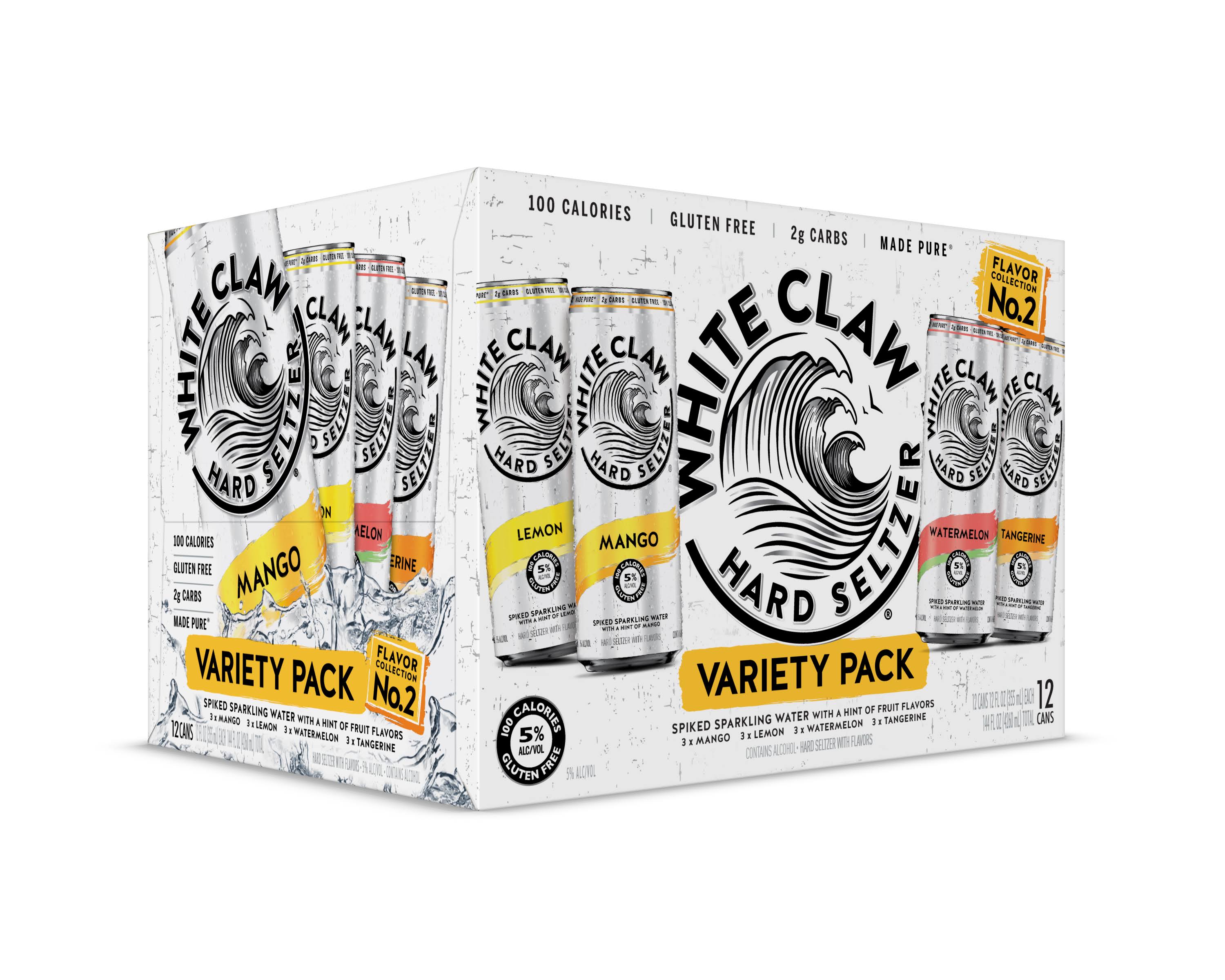 White Claw Hard Seltzer, Variety Pack - 12 pack, 12 fl oz cans