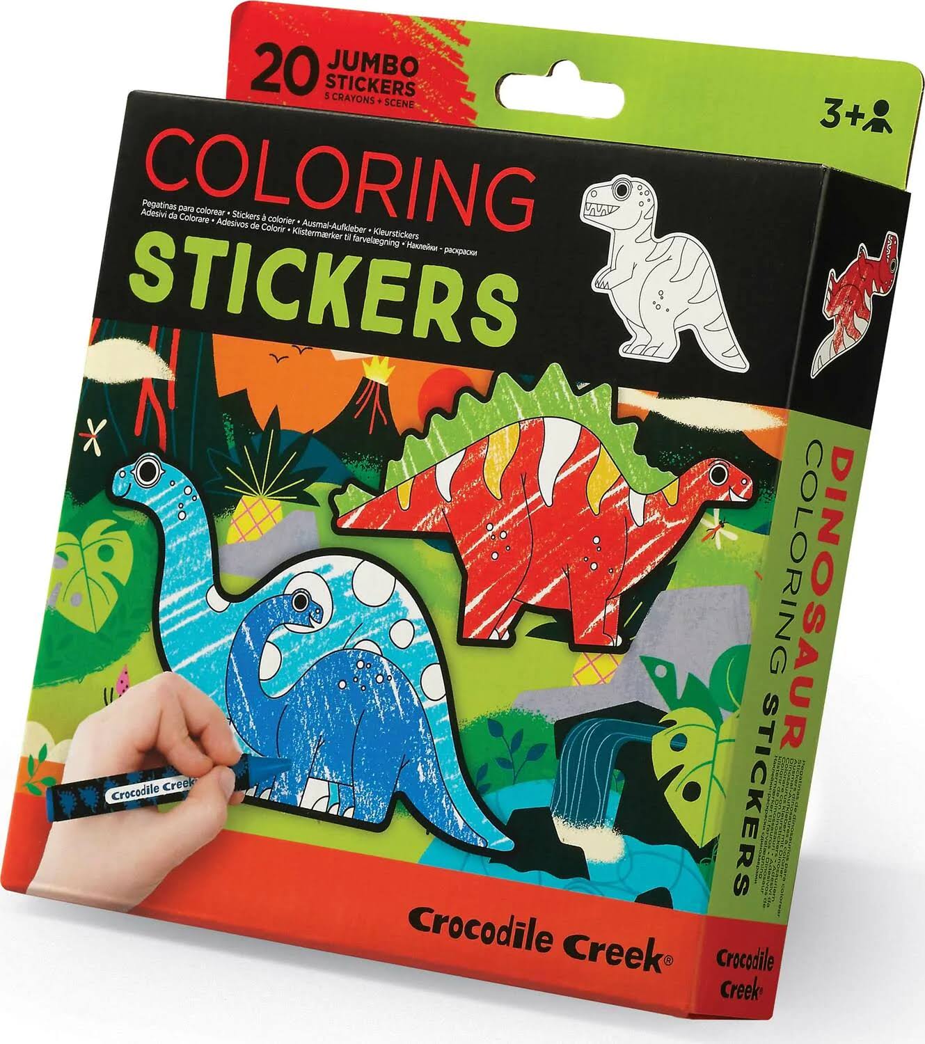 Crocodile Creek Stickers W. Colouring Pencils/Art Scene - 26 D