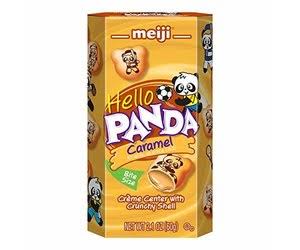 Meiji Hello Panda Caramel Filled Cookies