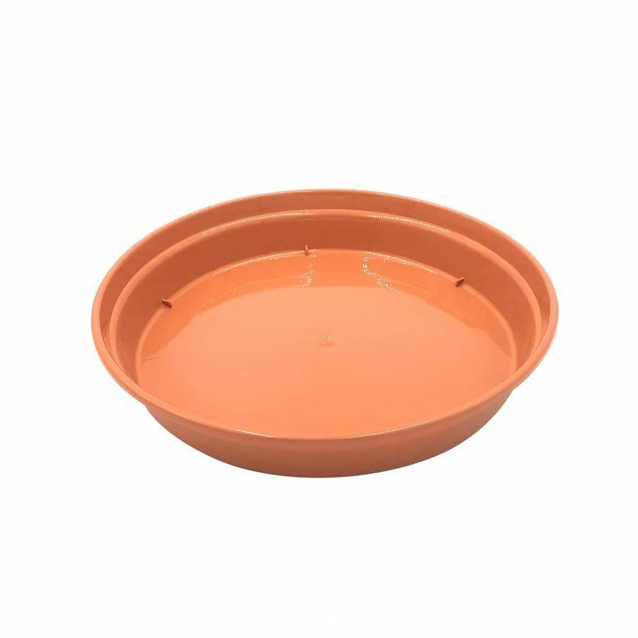 8 X BPA FREE MADE UK TERRACOTTA PLANT FLOWER HERB POT TUB INDOOR SAUCERS 10" 
