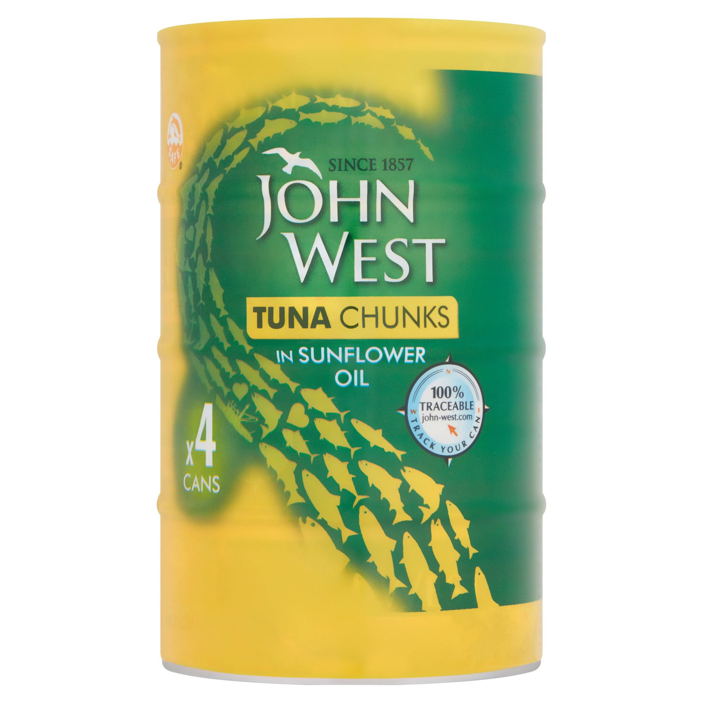 John West Tuna Chunks In Sunflower Oil - 145g