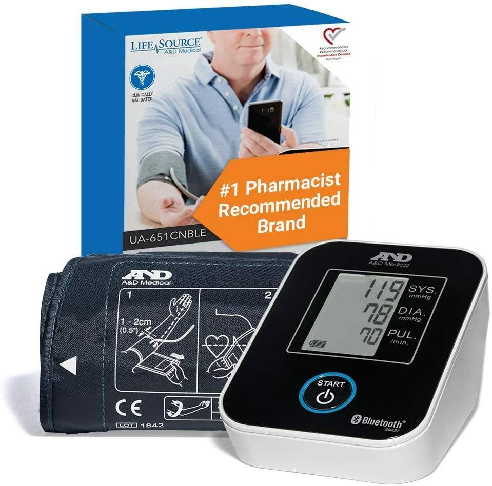 A and D Medical Deluxe Connected Blood Pressure Monitor