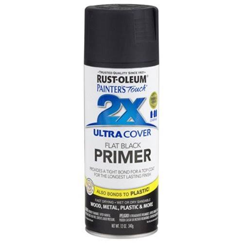 Rust-Oleum Ultra Cover 2X Primer Spray - Black, 12oz
