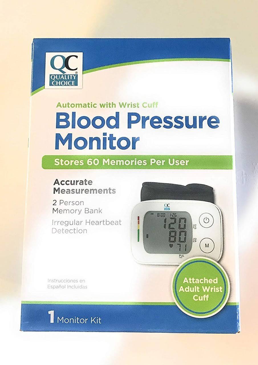 Quality Choice Automatic w/Wrist Cuff Blood Pressure Monitor