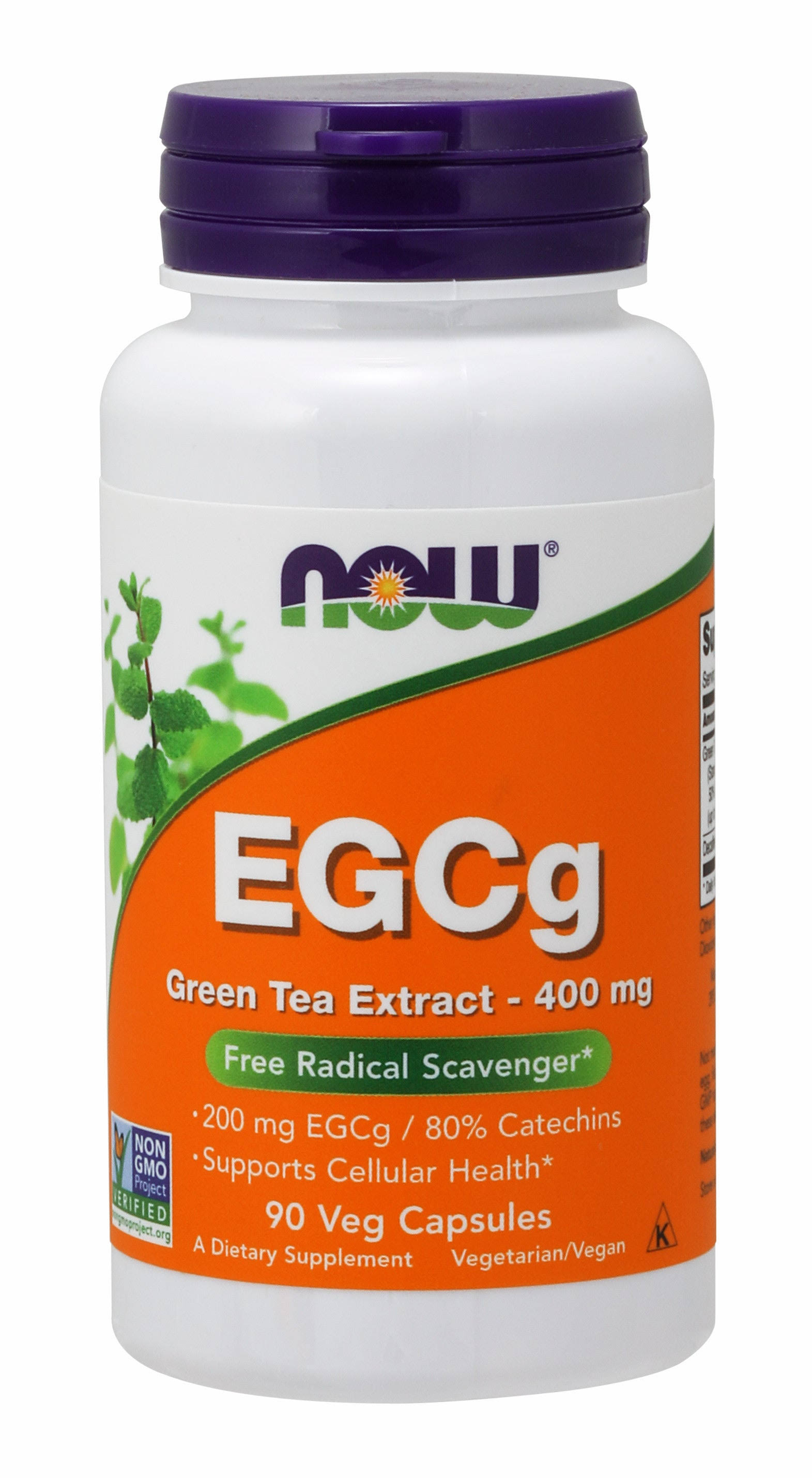 Now Foods EGCg Green Tea Extract Supplement - 90 Veg Capsules