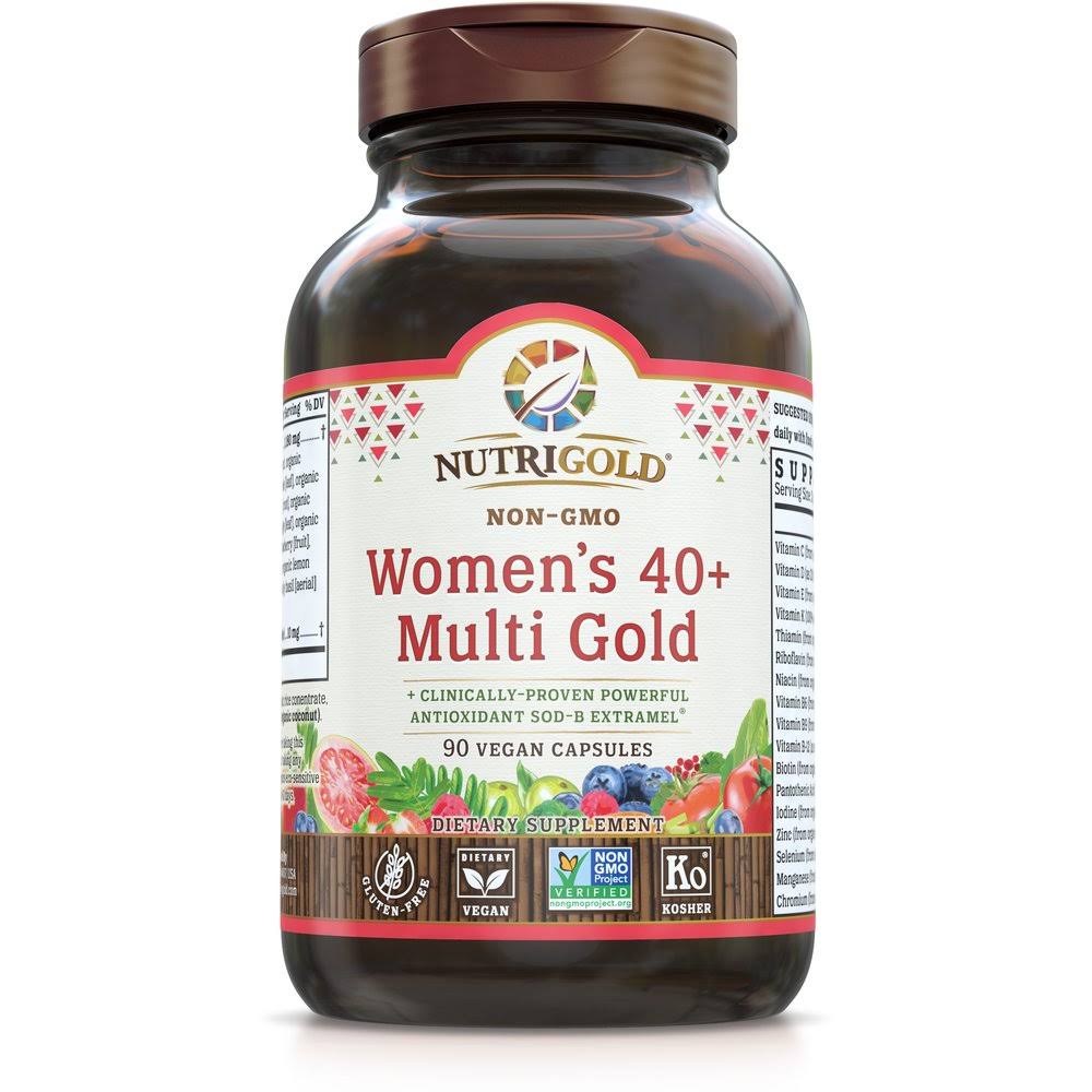 Nutrigold Women's 40 Multi Gold Supplement - 90 Capsules