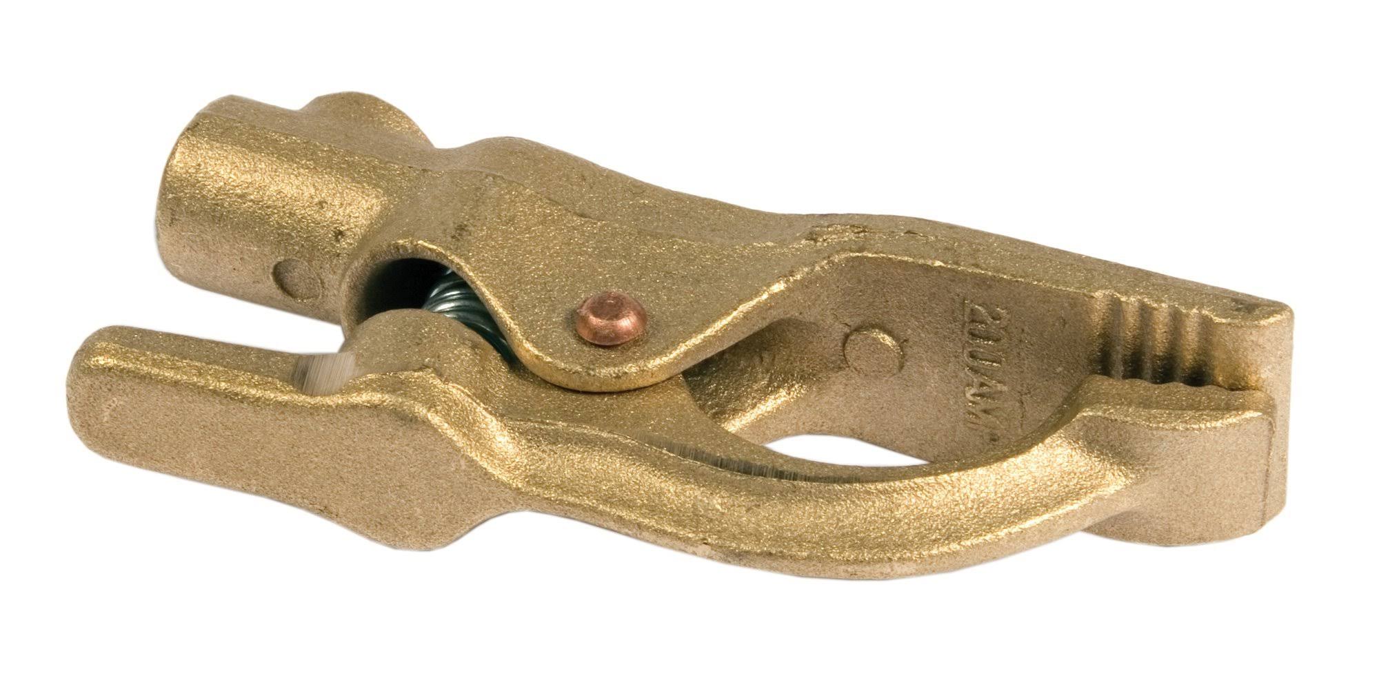 Forney 54300 Welding Ground Clamp - Brass, 200amp, 5" x 3/4"