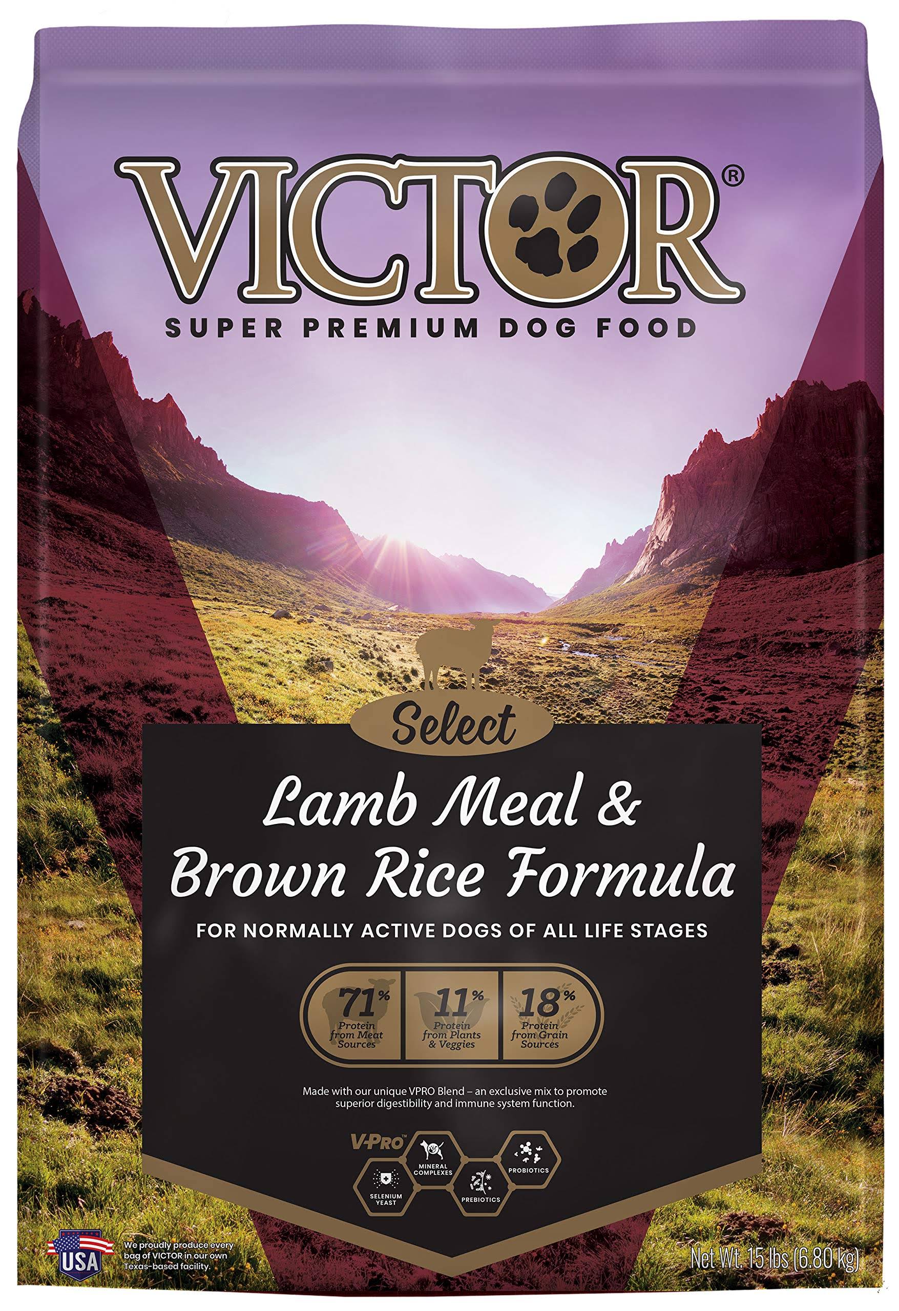 Victor 15 lbs Lamb Meal & Brown Rice Dog Food